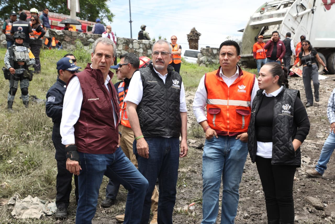 Imagen principal del artículo Inspecciona Pepe Chedraui labores en el vaso regulador Puente Negro, así como afectaciones en la zona 