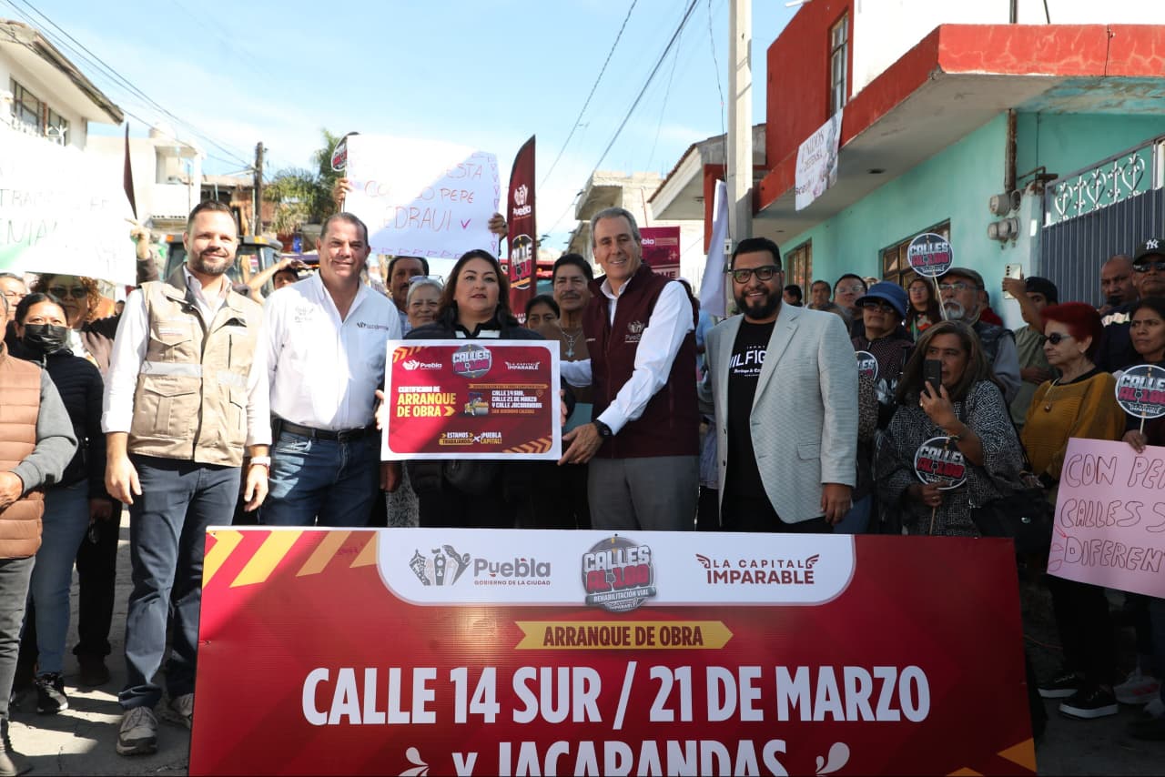 Imagen principal del artículo Encabeza Pepe Chedraui trabajos de rehabilitación vial en la Junta Auxiliar de San Jerónimo Caleras