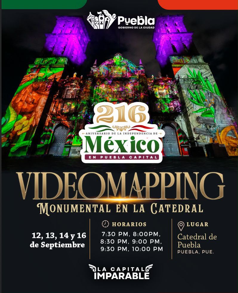 Imagen principal del artículo Invita Gobierno de Pepe Chedraui a disfrutar videomapping monumental por Fiestas Patrias