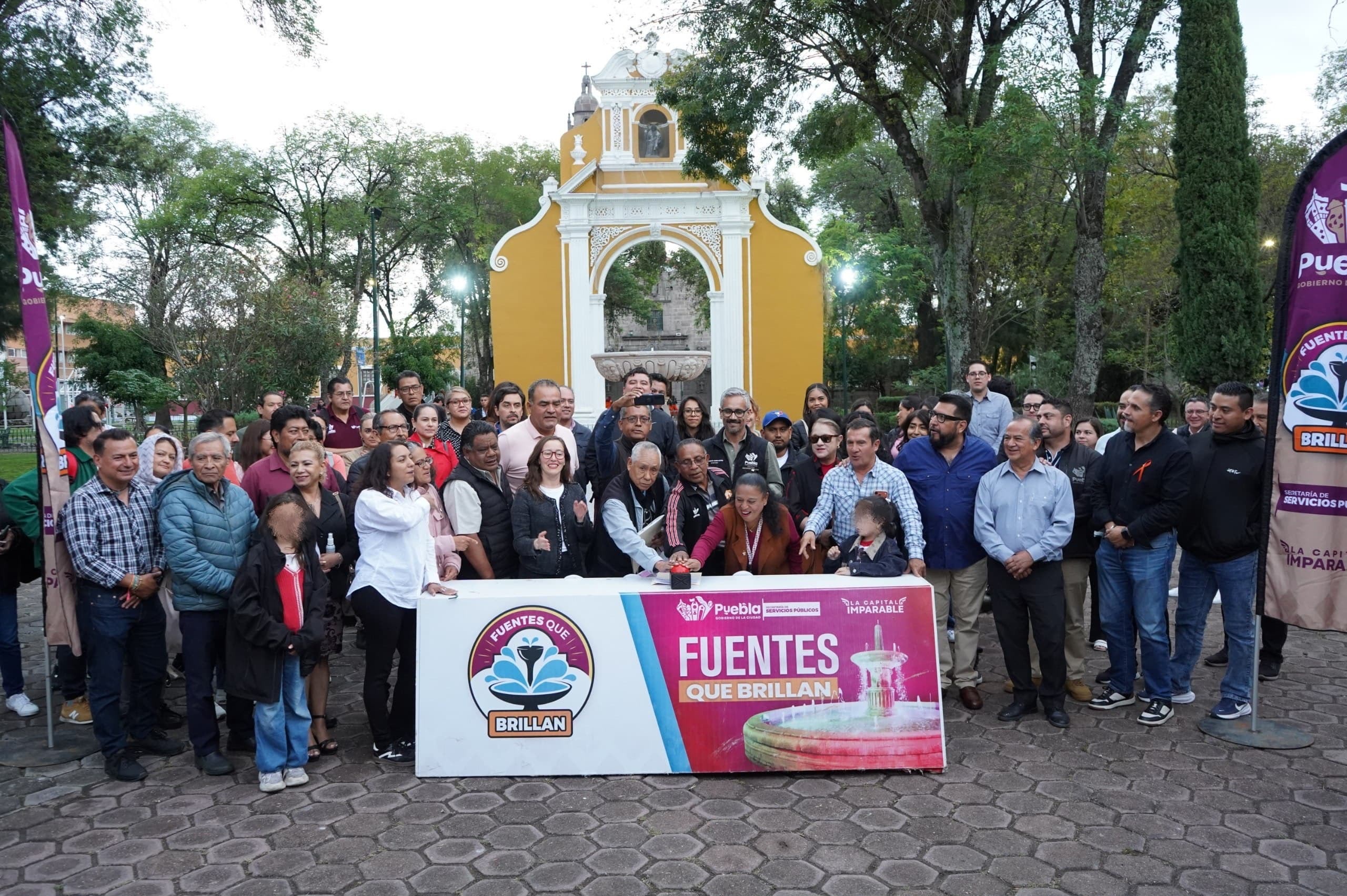 Imagen principal del artículo Entrega Gobierno de Pepe Chedraui mantenimiento de la fuente del Parque de Santiago