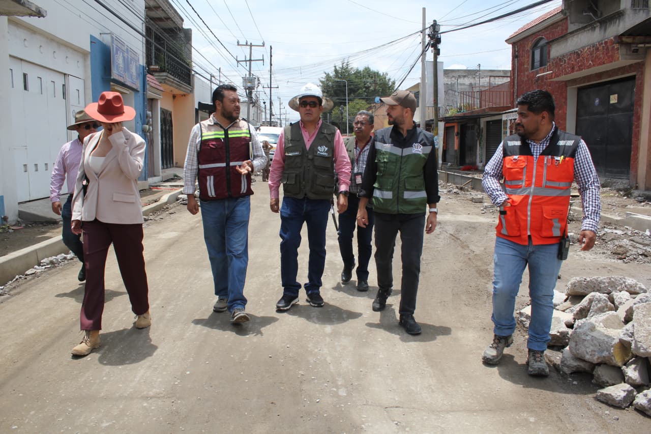 Imagen principal del artículo Supervisa Gobierno de Pepe Chedraui trabajos de rehabilitación vial en San Felipe Hueyotlipan