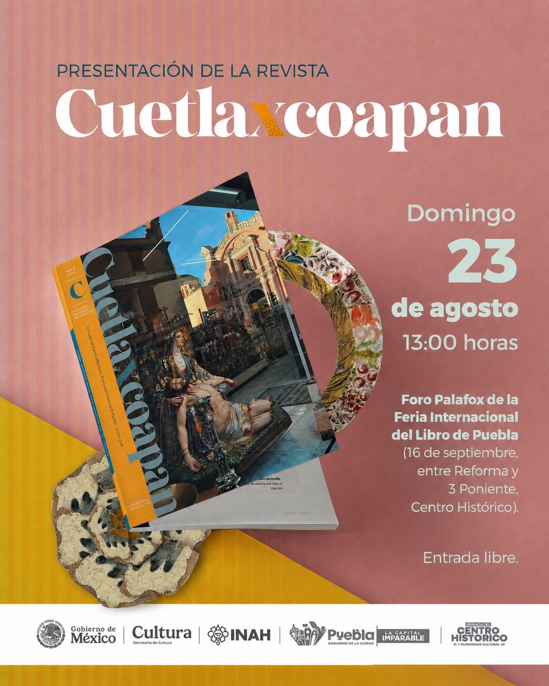 Imagen principal del artículo Presenta gobierno de Pepe Chedraui nuevo número de la revista Cuetlaxcoapan en la FILIP 2026