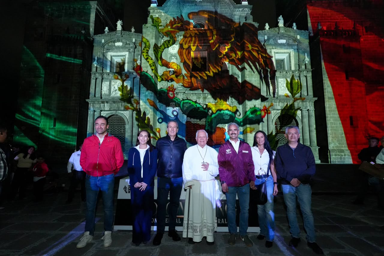 Imagen principal del artículo Disfruta Pepe Chedraui videomapping monumental de Fiestas Patrias junto con las y los poblanos