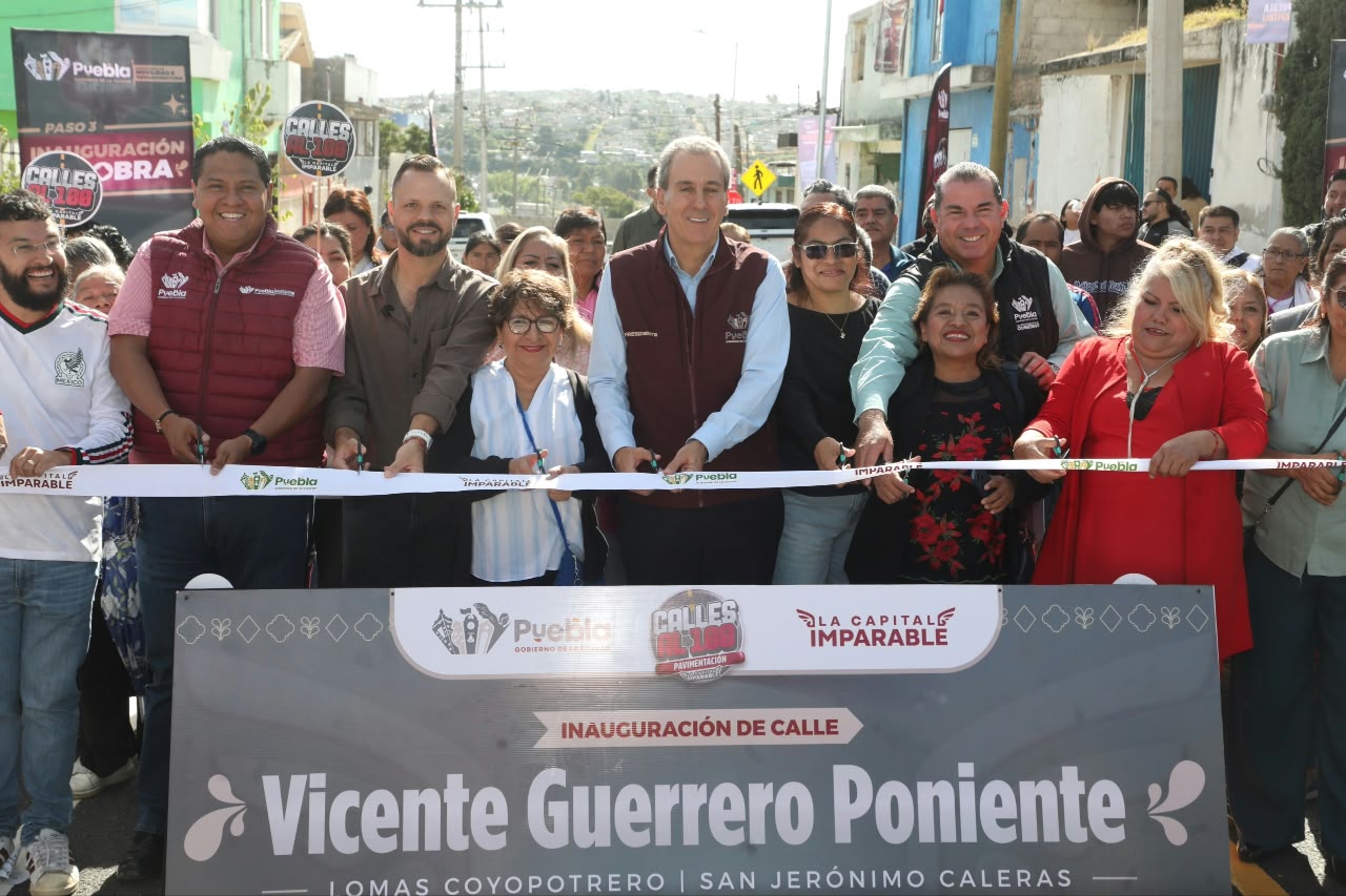Imagen principal del artículo Entrega Pepe Chedraui obras de pavimentación en la Junta Auxiliar de San Jerónimo Caleras