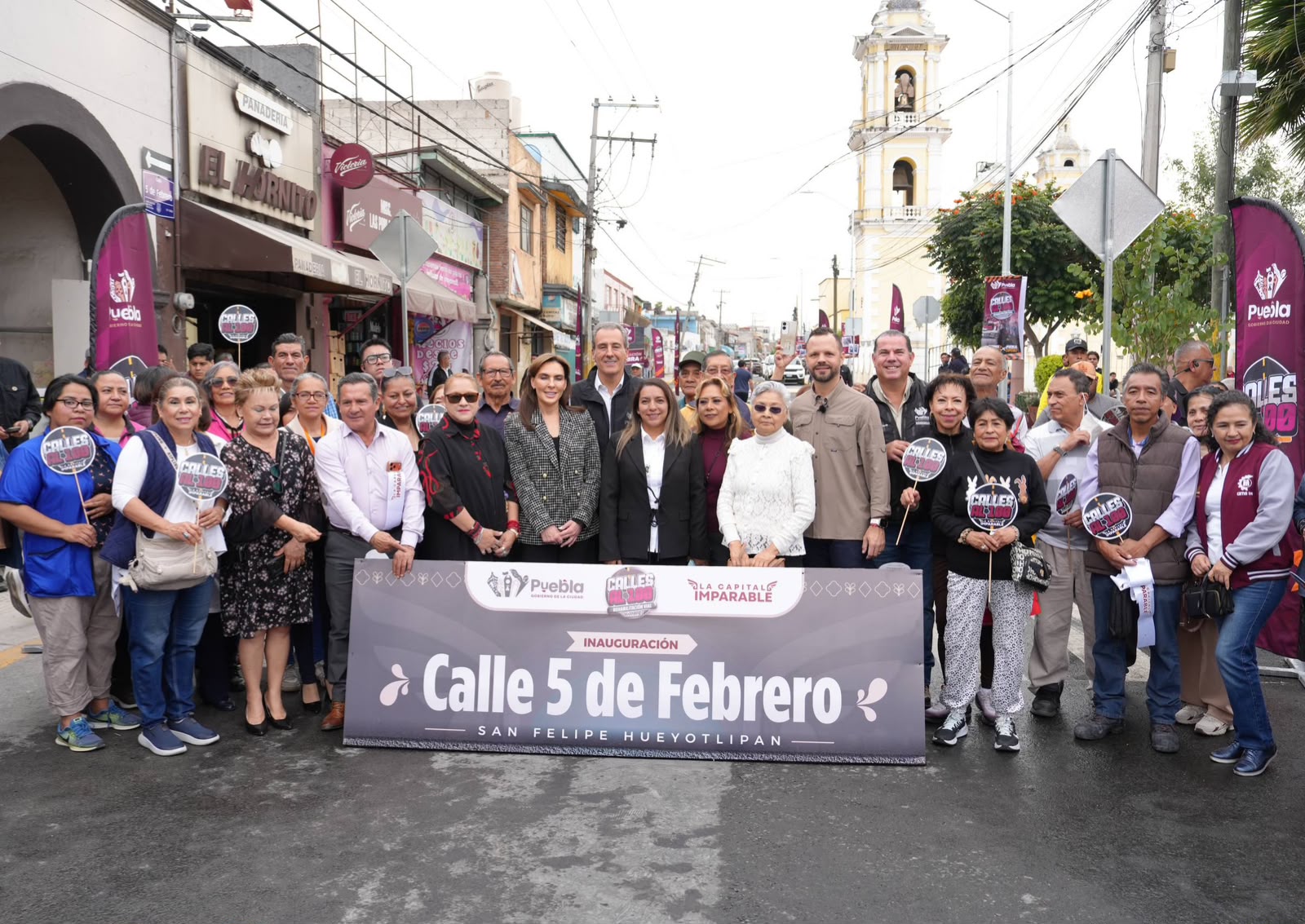 Imagen principal del artículo Entrega Pepe Chedraui trabajos de rehabilitación vial en San Felipe Hueyotlipan