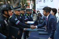 AYUNTAMIENTO DE PUEBLA PROMUEVE DE GRADO A 39 POLICÍAS MUNICIPALES